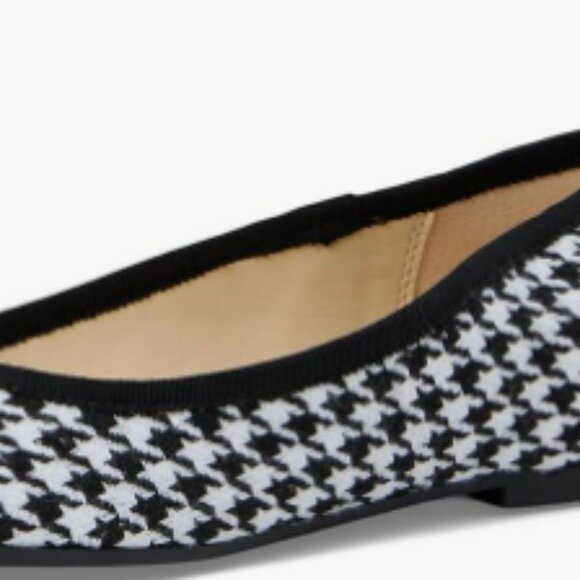 🖤🤍 Nine West Houndstooth Prosep Ballet Flats- Womens size 10.5 🤍🖤 - Picture 10 of 10